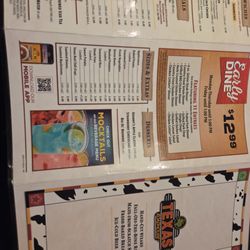 Menu as of 04/2026