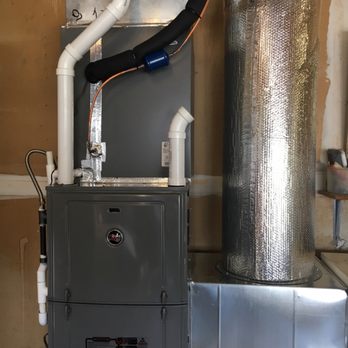 Mancuso Air Services - Another super clean install. 95% furnace with 16 seer AC. A real money saver! - Heating & Air Conditioning/HVAC Near Me Mancuso Air Services - Another super clean install. 95% furnace with 16 seer AC. A real money saver! - Heating & Air Conditioning/HVAC Near Me