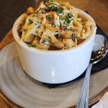 Oyo - Porcini mac and cheese - Latin American Near Me - Pleasanton, California Oyo - Porcini mac and cheese - Latin American Near Me - Pleasanton, California