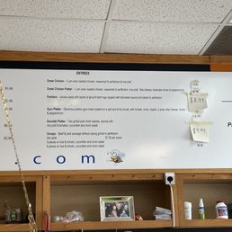 Menu boards. Menu boards.