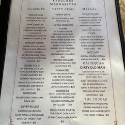 First page of margarita list First page of margarita list