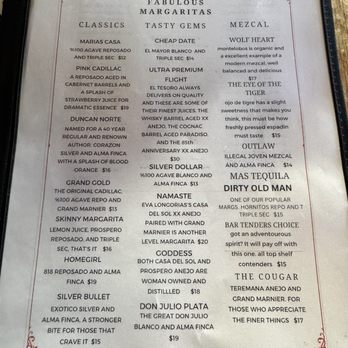 Maria's New Mexican Kitchen - First page of margarita list - New Mexican Cuisine Near Me - Santa Fe, New Mexico Maria's New Mexican Kitchen - First page of margarita list - New Mexican Cuisine Near Me - Santa Fe, New Mexico