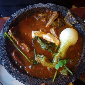 Los Molcajetes - Molcajete dr lengua in salsa Mexicana - Mexican Near Me - Bakersfield, California