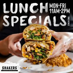 Shakers Bar & Grill - Lunch specials
