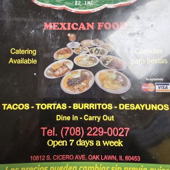 El Taco Sabroso #2 - Mexican Near Me - Oak Lawn, Illinois El Taco Sabroso #2 - Mexican Near Me - Oak Lawn, Illinois