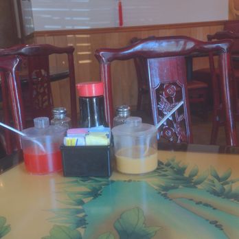 China Rose - Table and sauce. - Chinese Near Me - Metairie, Louisiana China Rose - Table and sauce. - Chinese Near Me - Metairie, Louisiana
