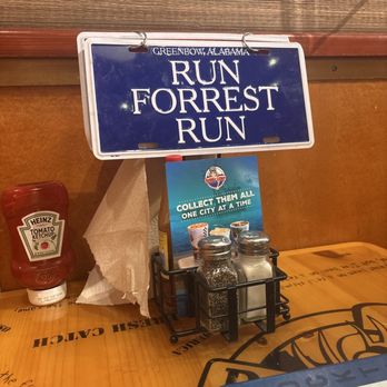 Bubba Gump Shrimp - Table top sign to get the waitstaff to go or stop - Seafood Near Me - Anaheim, California Bubba Gump Shrimp - Table top sign to get the waitstaff to go or stop - Seafood Near Me - Anaheim, California