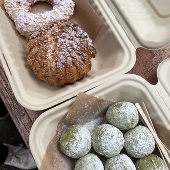 AlimamaTea - Cereal Mochi Donut, Milk & Honey Cream Puff, matcha Mochi Balls - Desserts Near Me - New York, New York