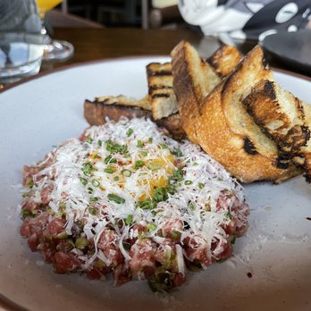 Sparrow + Wolf - beef tartar - New American Near Me - Las Vegas, Nevada Sparrow + Wolf - beef tartar - New American Near Me - Las Vegas, Nevada