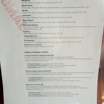 Comal - Drink menu - Mexican Near Me - Berkeley, California