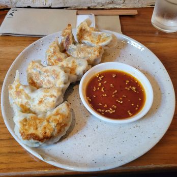 Raku - Pork Gyoza - Japanese Near Me - New York, New York Raku - Pork Gyoza - Japanese Near Me - New York, New York