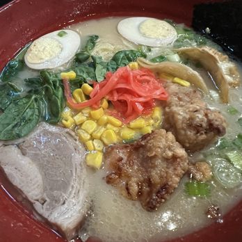 Ramen-Ya - Miso ramen with pork, chicken karaage, and gyoza - Ramen Near Me - Las Vegas, Nevada Ramen-Ya - Miso ramen with pork, chicken karaage, and gyoza - Ramen Near Me - Las Vegas, Nevada