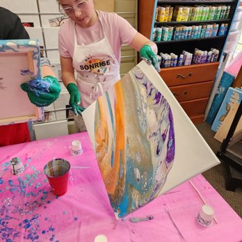 SonRise Art Studio - Fluid Art - Art Supplies Near Me - Joseph, Oregon