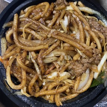 Bushi Bushi - Beef Pan-fried Udon w.black pepper - Dim Sum Near Me - Dallas, Texas