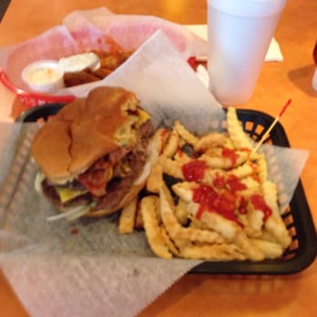 Amazing Burger  - Double cheeseburger with bacon fully dressed! - Chicken Wings Near Me - Duluth, Georgia