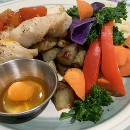 Gluten and Dairy Free cod (lobster butter on the side) Gluten and Dairy Free cod (lobster butter on the side)