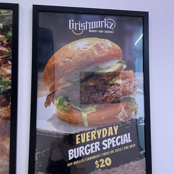 Gristworkz - Burger! - Brewpubs Near Me - Houston, Texas