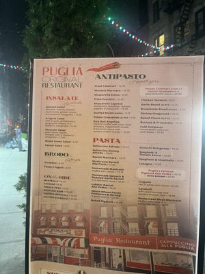 Menu photo 3 Puglia Ristorante New York, NY Menu photo 3 Puglia Ristorante New York, NY