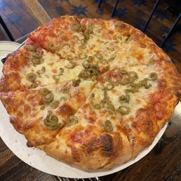 Cheese with green olives. What else would you want? Cheese with green olives. What else would you want?