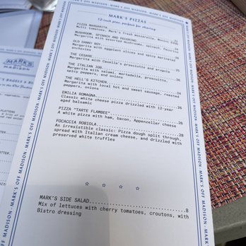 Mark's Off Madison - Menu (8/15/2021) - Breakfast & Brunch Near Me - New York, New York Mark's Off Madison - Menu (8/15/2021) - Breakfast & Brunch Near Me - New York, New York
