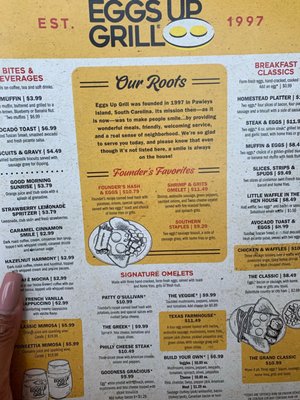 Menu photo 5 Eggs Up Grill Richmond, VA