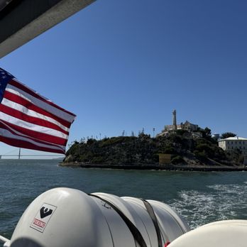Alcatraz City Cruises - View leaving the island - Boat Tours Near Me - San Francisco, California Alcatraz City Cruises - View leaving the island - Boat Tours Near Me - San Francisco, California