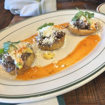 Muchacho - Smoked Brisket Sopes - Mexican Near Me - Dallas, Texas Muchacho - Smoked Brisket Sopes - Mexican Near Me - Dallas, Texas