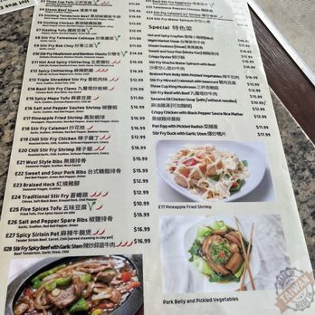 Tai Ke Shabu Shabu - Menu back - Taiwanese Near Me - Olivette, Missouri
