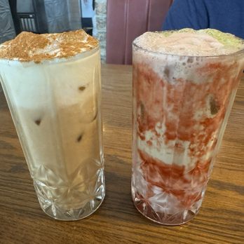 Java & Jam - Strawberry fields  Churro Iced Latte - Breakfast & Brunch Near Me - Fort Lauderdale, Florida