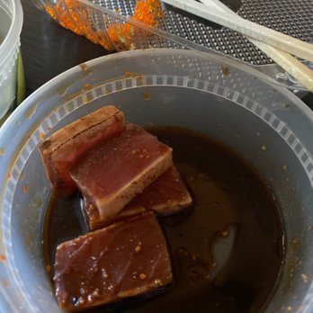 One Piece Sushi - This was the entire order of seared tuna...................... one piece sushi INDEED!!!!!!!!!!!!! - Japanese Near Me - Millbrae, California