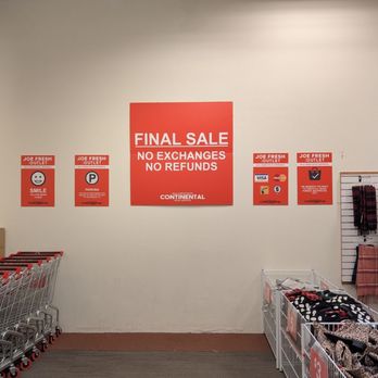 Joe Fresh Outlet - Light reading approaching the checkout area - Children's Clothing Near Me - Markham, Ontario