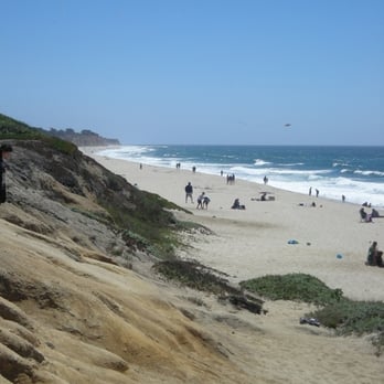 Half Moon Bay State Beach - View to the South - Beaches Near Me - Half Moon Bay, California