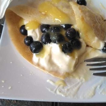 Come & Crepe It - This is my Blueberry Lemon Curd Crepe. Yummmmmmm - Coffee & Tea Near Me - Gonzales, Texas Come & Crepe It - This is my Blueberry Lemon Curd Crepe. Yummmmmmm - Coffee & Tea Near Me - Gonzales, Texas