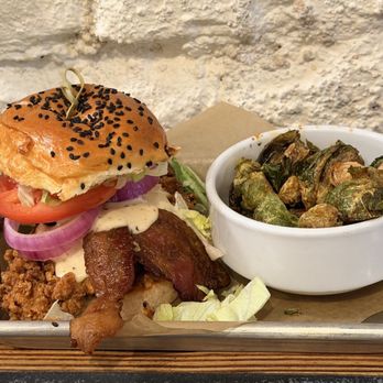 District Donuts Sliders Brew - Brussels Sprouts + The Rooster - Coffee & Tea Near Me - New Orleans, Louisiana