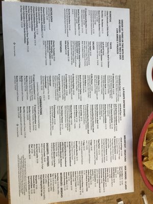 Menu photo 6 La Puente Restaurant South Salt Lake, UT
