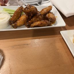 Wings! Not sure which sauce but so good