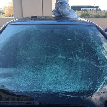 Smart AutoGlass - This is before - Windshield Installation & Repair Near Me - San Jose, California