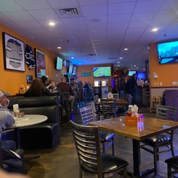 people sitting at tables