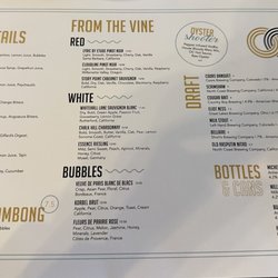OUTCAST Fish and Oyster  Bar - Drink Menu