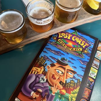 Lost Coast Brewery and Cafe - Flight - Pubs Near Me - Eureka, California