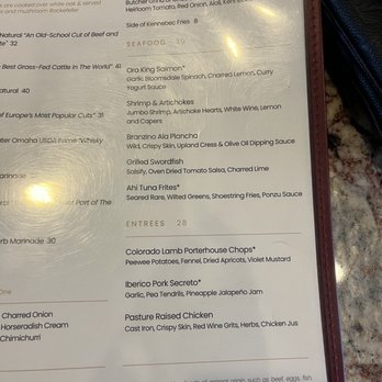 Echo & Rig - Menu - Steakhouses Near Me - Las Vegas, Nevada