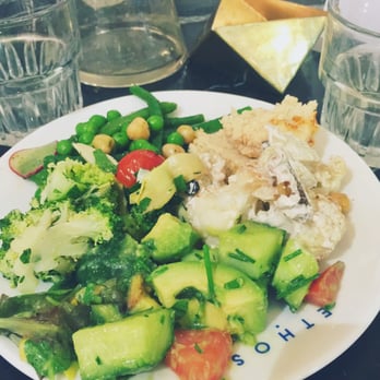 Ethos - Plate 1 of cold food - Vegetarian Near Me - London, XGL