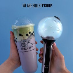 TeaOlogy - Exclusive bubble tea for BTS-cup sleeve event on 30.07.22.