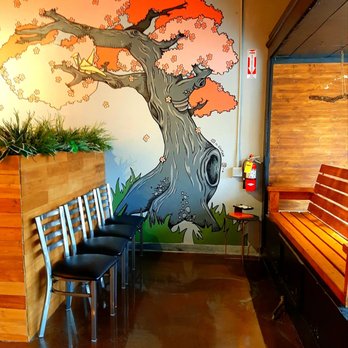 Ramen Head - Waiting seats, maybe have paper to do origami?  Get in the Spirit - Ramen Near Me - Rockwall, Texas