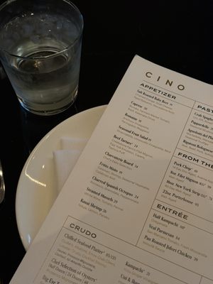 Menu photo 4 Cino Honolulu, HI
