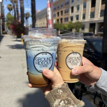 Ground Hideout Coffee - ocean latte, shakerato. both 10/10 - Coffee & Tea Near Me - Long Beach, California Ground Hideout Coffee - ocean latte, shakerato. both 10/10 - Coffee & Tea Near Me - Long Beach, California