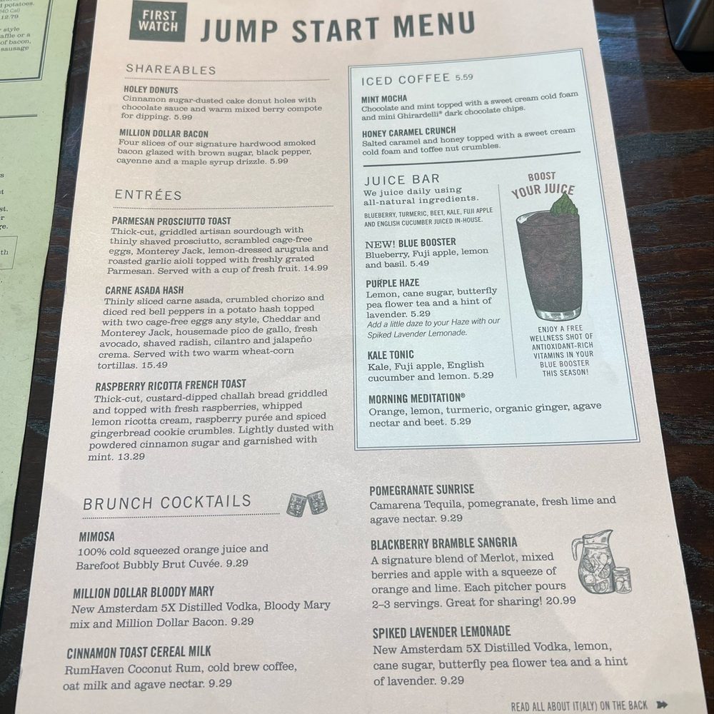 First Watch - Breakfast & Brunch Near Me - Noblesville, Indiana