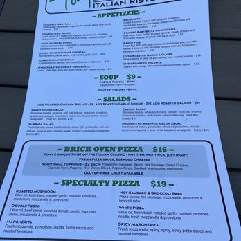 Tony Pazzo - Menu - Italian Near Me - Mt. Airy, Maryland Tony Pazzo - Menu - Italian Near Me - Mt. Airy, Maryland