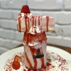 Holy Shakes Scarborough - Wild strawberry freakshake