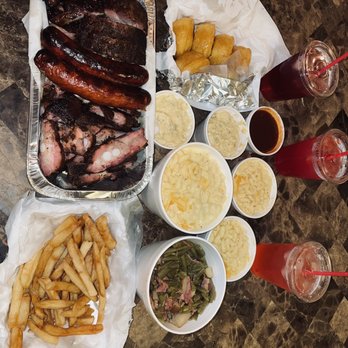 Taste My City - The Gang Meats: Ribs, Rib tips, Chicken, Sausage Links Sides: Mac, Fries, Potato Salad, Green Beans, Corn Bread - Barbeque Near Me - Phoenix, Arizona Taste My City - The Gang Meats: Ribs, Rib tips, Chicken, Sausage Links Sides: Mac, Fries, Potato Salad, Green Beans, Corn Bread - Barbeque Near Me - Phoenix, Arizona